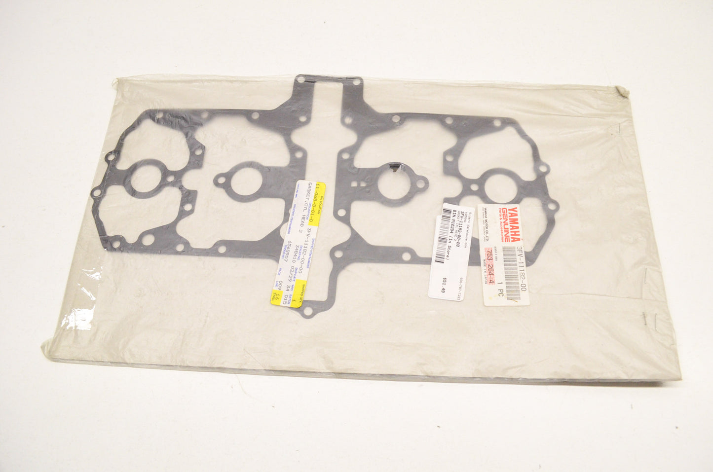 OEM Yamaha 3FV-11182-00-00 Cylinder Head Gasket 2 NOS