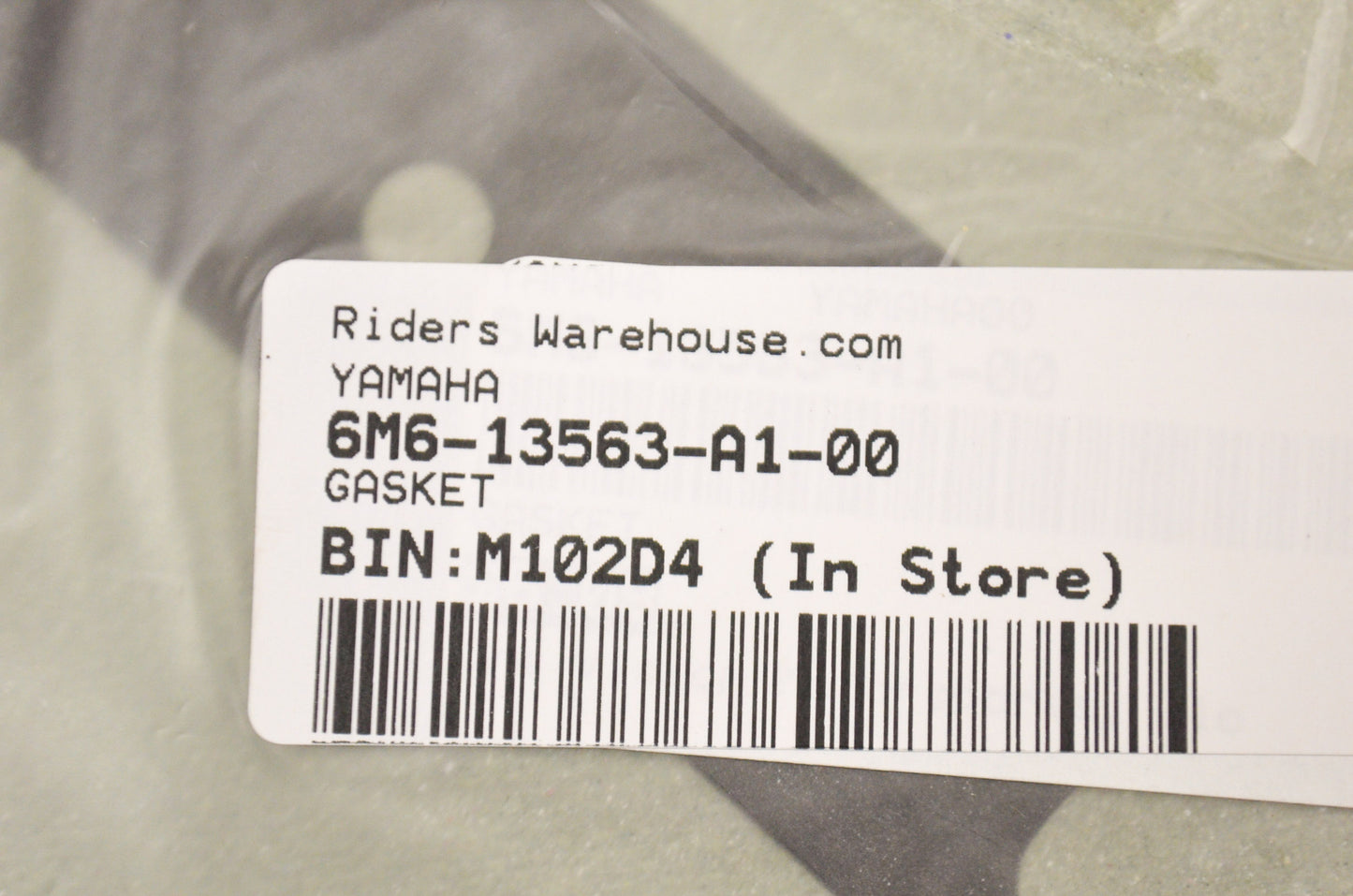 OEM Yamaha 6M6-13563-A1-00 Gasket NOS