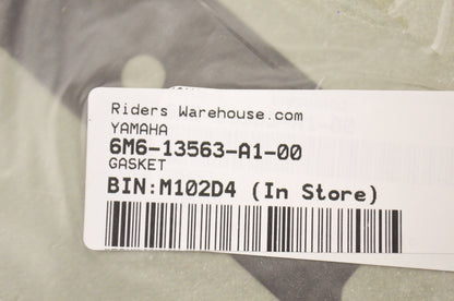 OEM Yamaha 6M6-13563-A1-00 Gasket NOS