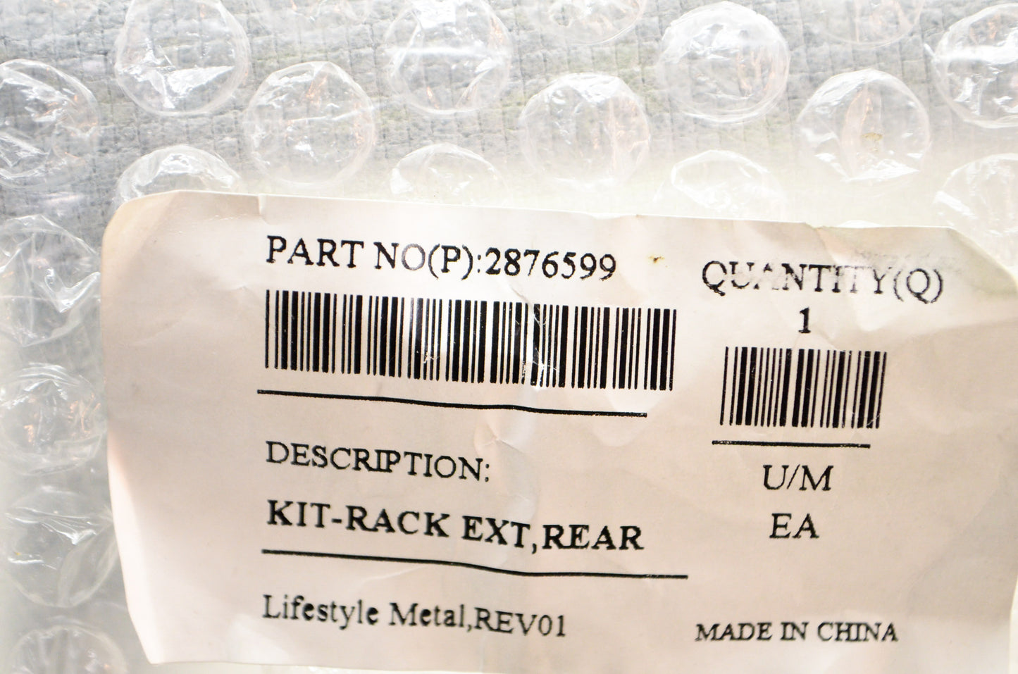 New OEM Polaris Rear Rack Extender NOS