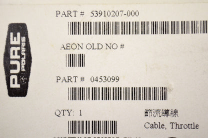 New OEM Polaris Throttle Cable NOS