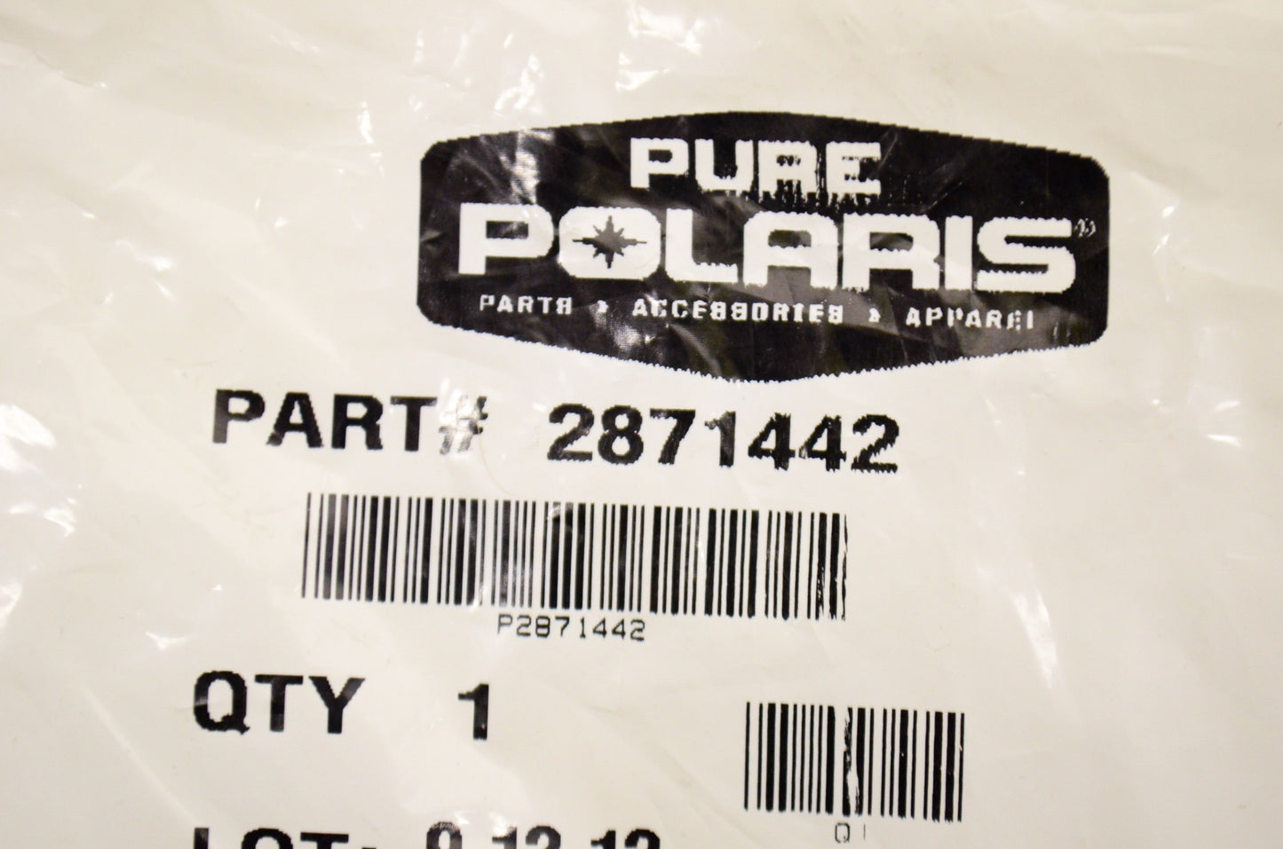 OEM Polaris 2871442 Long Fuel Gauge Cap NOS