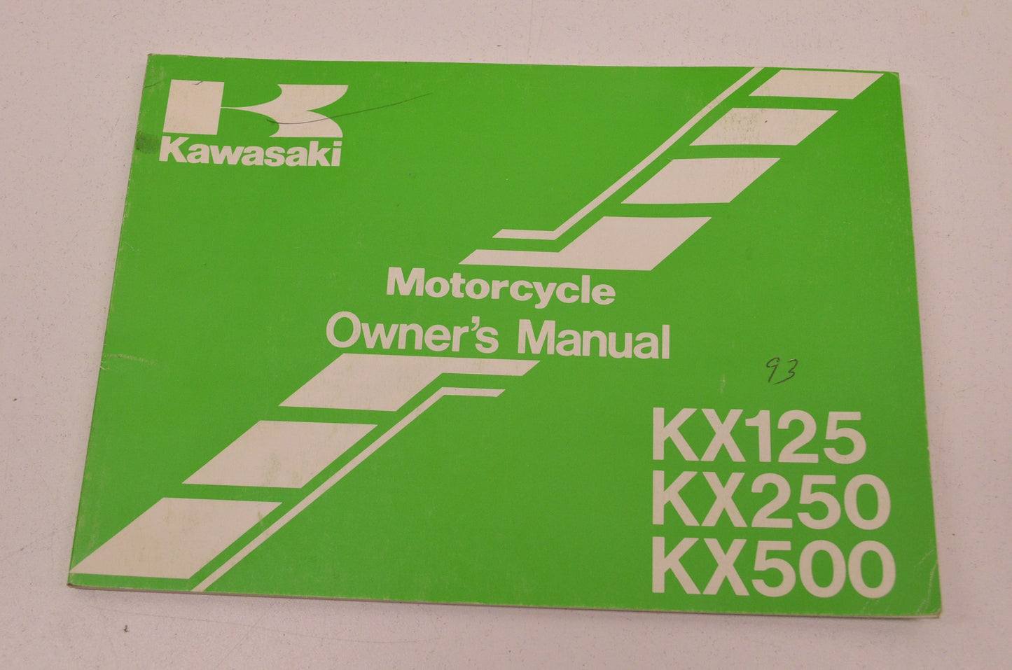 OEM Kawasaki 99920-1617-01 Owner's Manual KX125/250J2/500E5