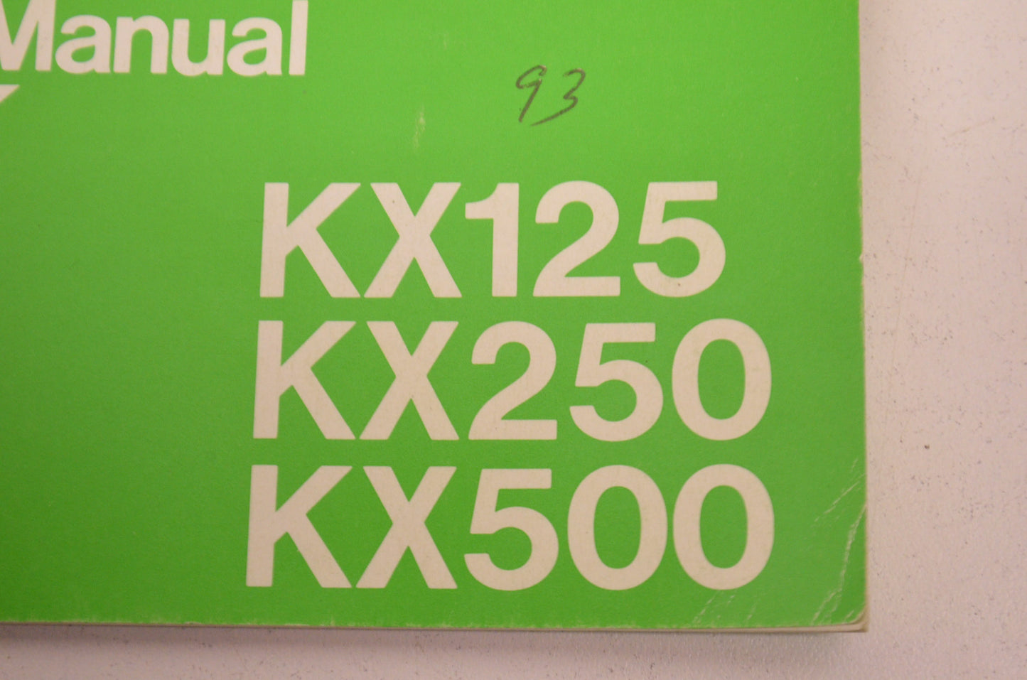 OEM Kawasaki 99920-1617-01 Owner's Manual KX125/250J2/500E5