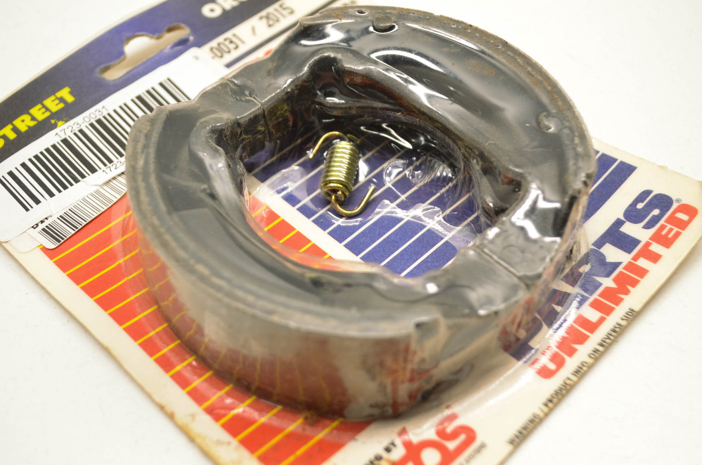 Parts Unlimited 1723-0031, 2015 SBS Organic Brake Shoe Kit NOS