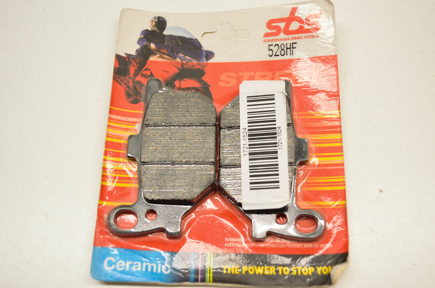 SBS 1721-1524, FA41 Ceramic Front Brake Pad Pair NOS