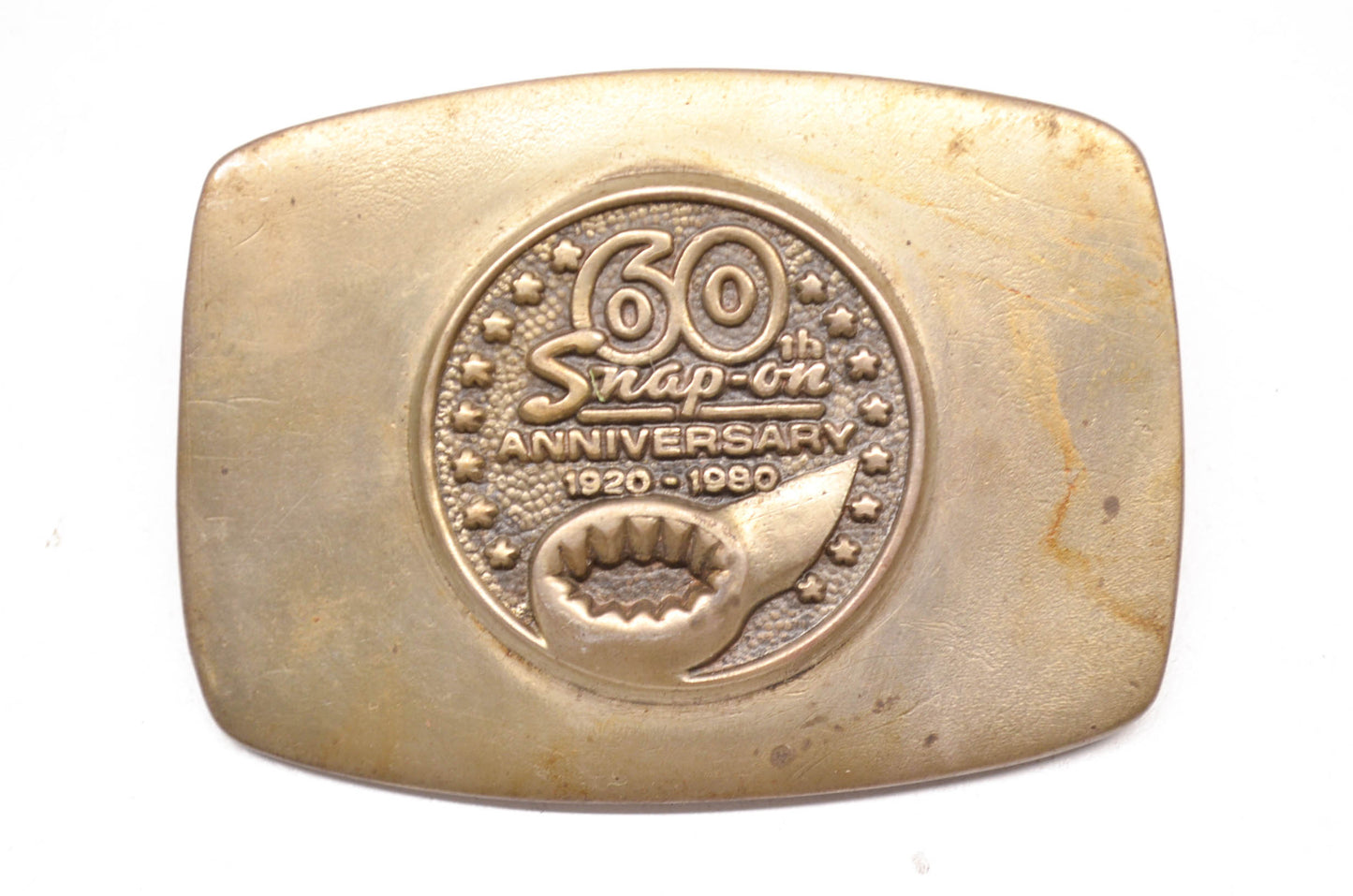 60th Anniversary Silverbronze Belt Buckle 1980