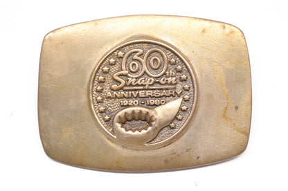 60th Anniversary Silverbronze Belt Buckle 1980
