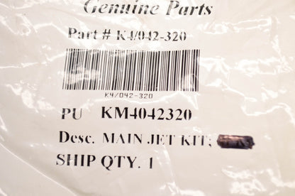 New Mikuni Hex Head Main Jet #320 QTY 2 NOS