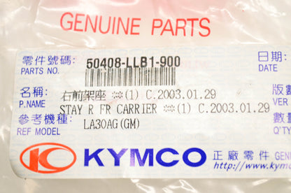 KYMCO 50408-LLB1-900 Right Side Carrier Bracket NOS