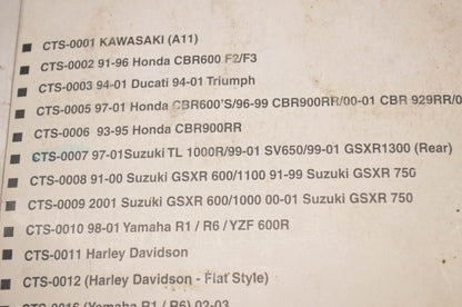 Clear Alternatives 10-2774, CTS-0007 Rear Turn Signal Lens Kit NOS