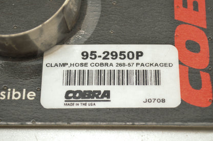 New Cobra Stainless T-Bolt Hose Clamp NOS