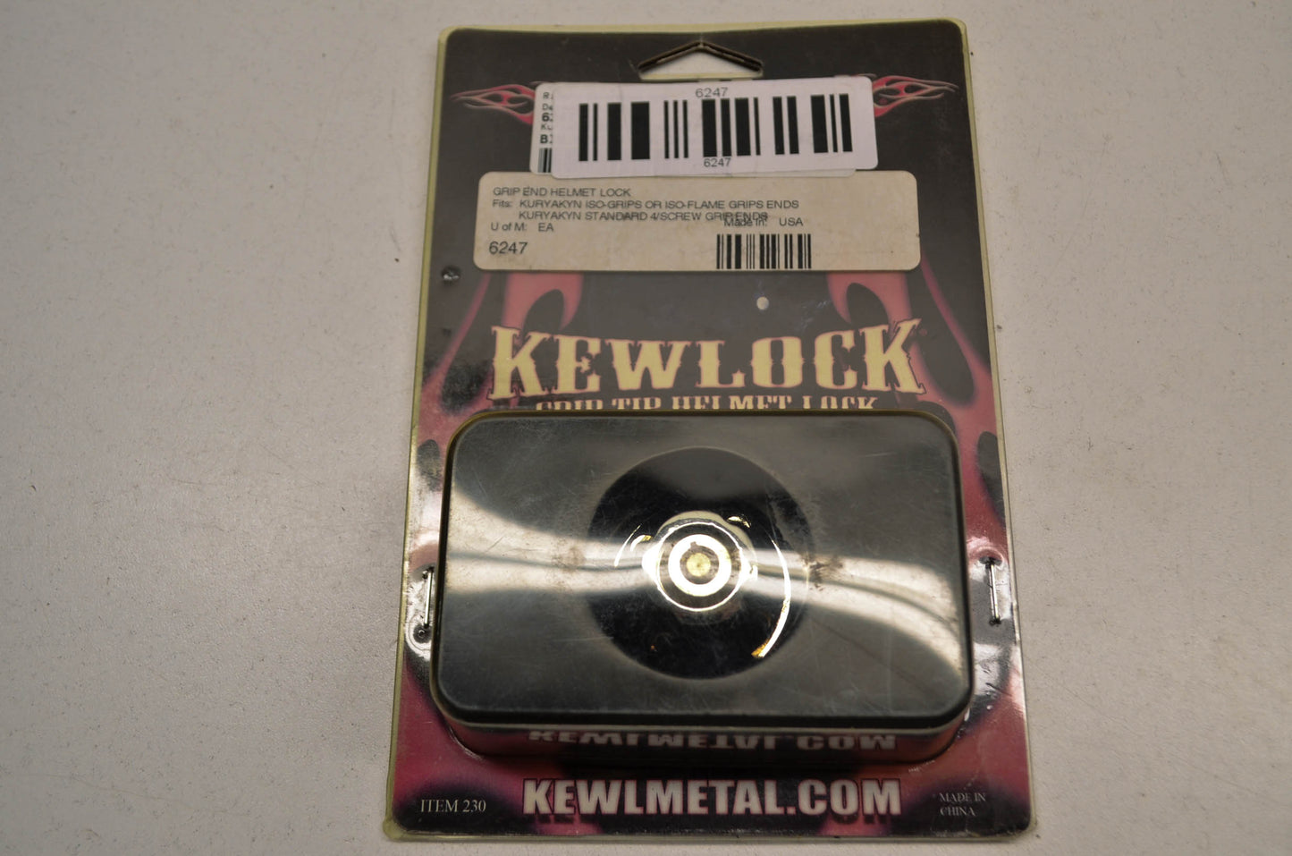 Kewlock Grip End Helmet Lock NOS