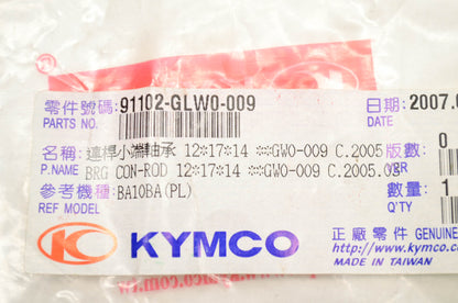 KYMCO 91102-GLW0-009 Connecting Rod Bearing NOS