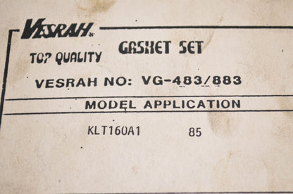 Vesrah VG-883, 6505-650 Top End Gasket Kit 85 KLT160A1 NOS