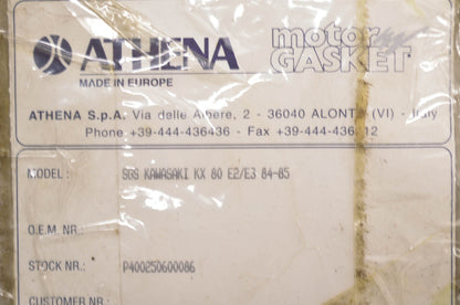 Athena P400250600086, 6599-386 Top End Gasket Kit 84-85 KX 80 E2/E3 NOS