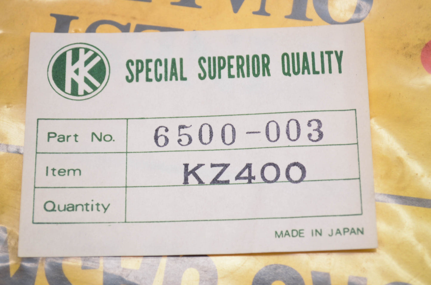 New Noboru Top End Gasket Kit KZ400 NOS