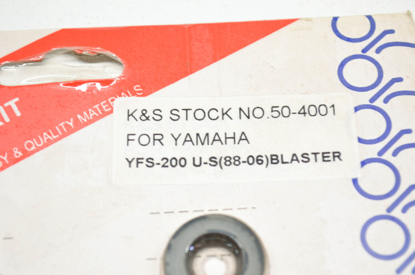 K&S 6600-030, 50-4001 ATV Engine Oil Seal Kit 88-06 Blaster NOS