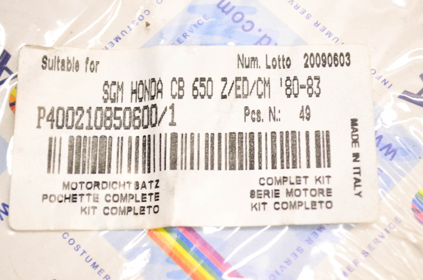 Athena 6599-878, P400210850600/1 Gasket Kit 80-83 CB250 NOS