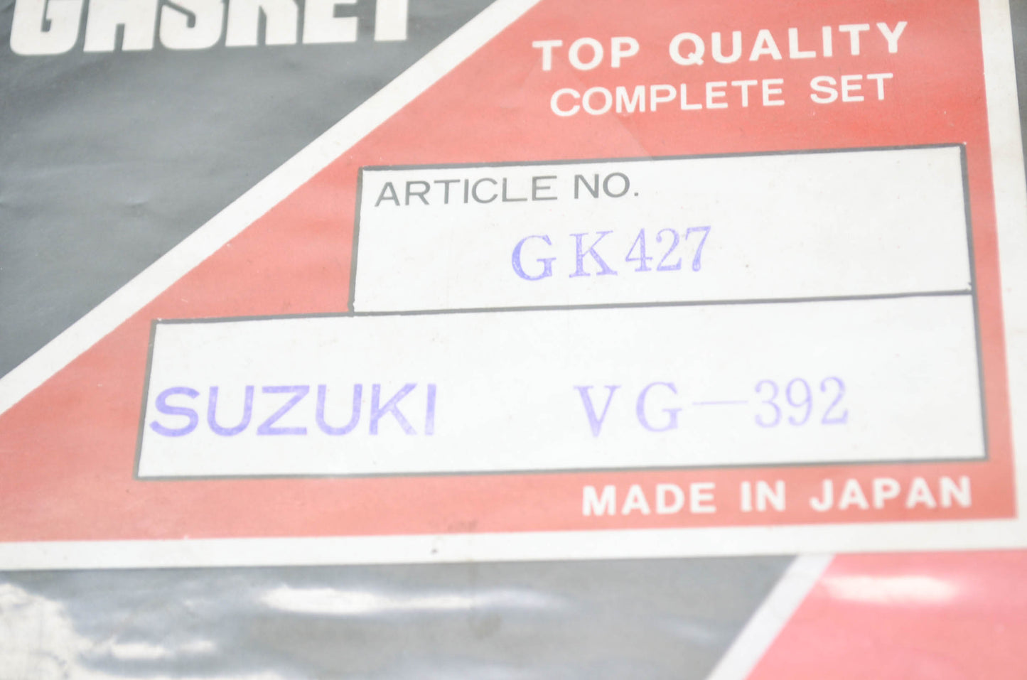 Vesrah VG-392 Gasket Kit Suzuki NOS