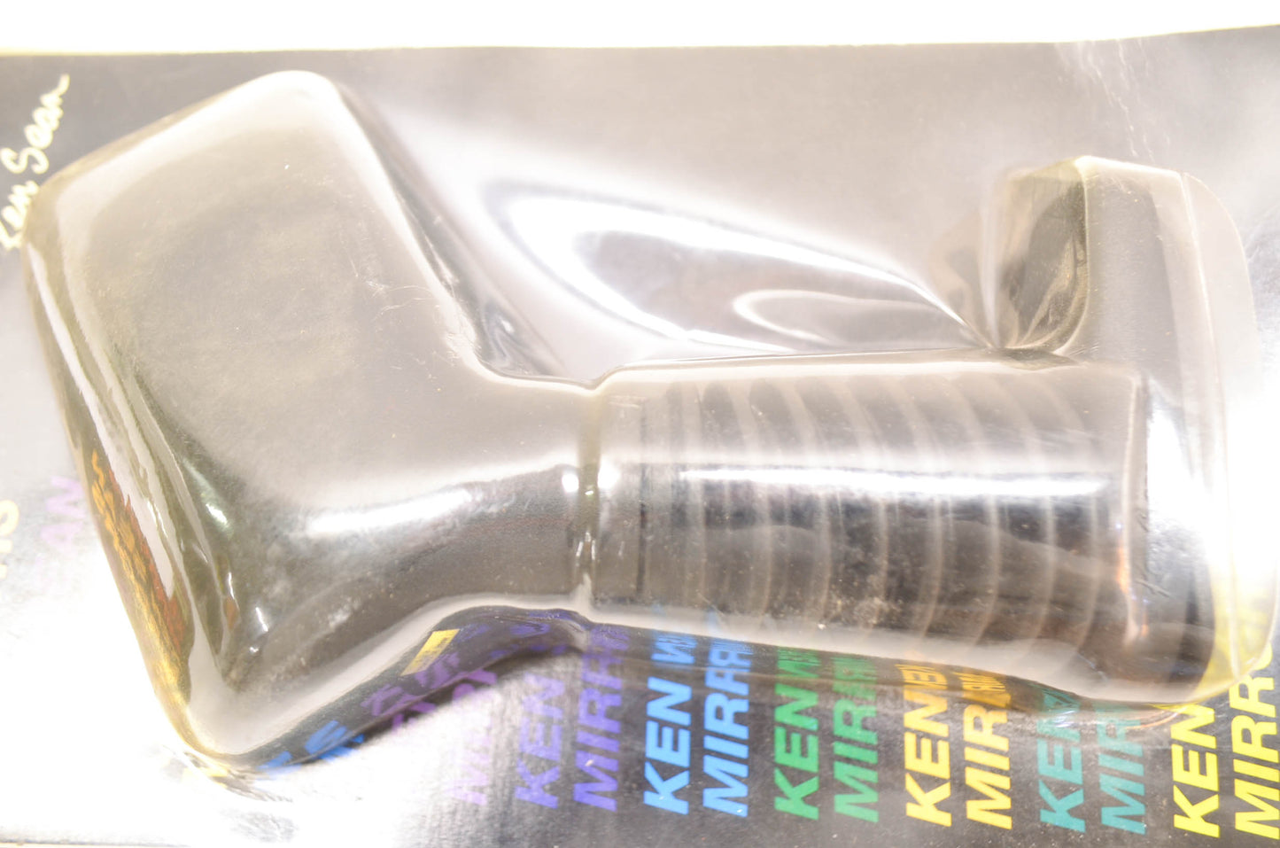 New Ken Sean Left Hand Black Fairing Mirror NOS