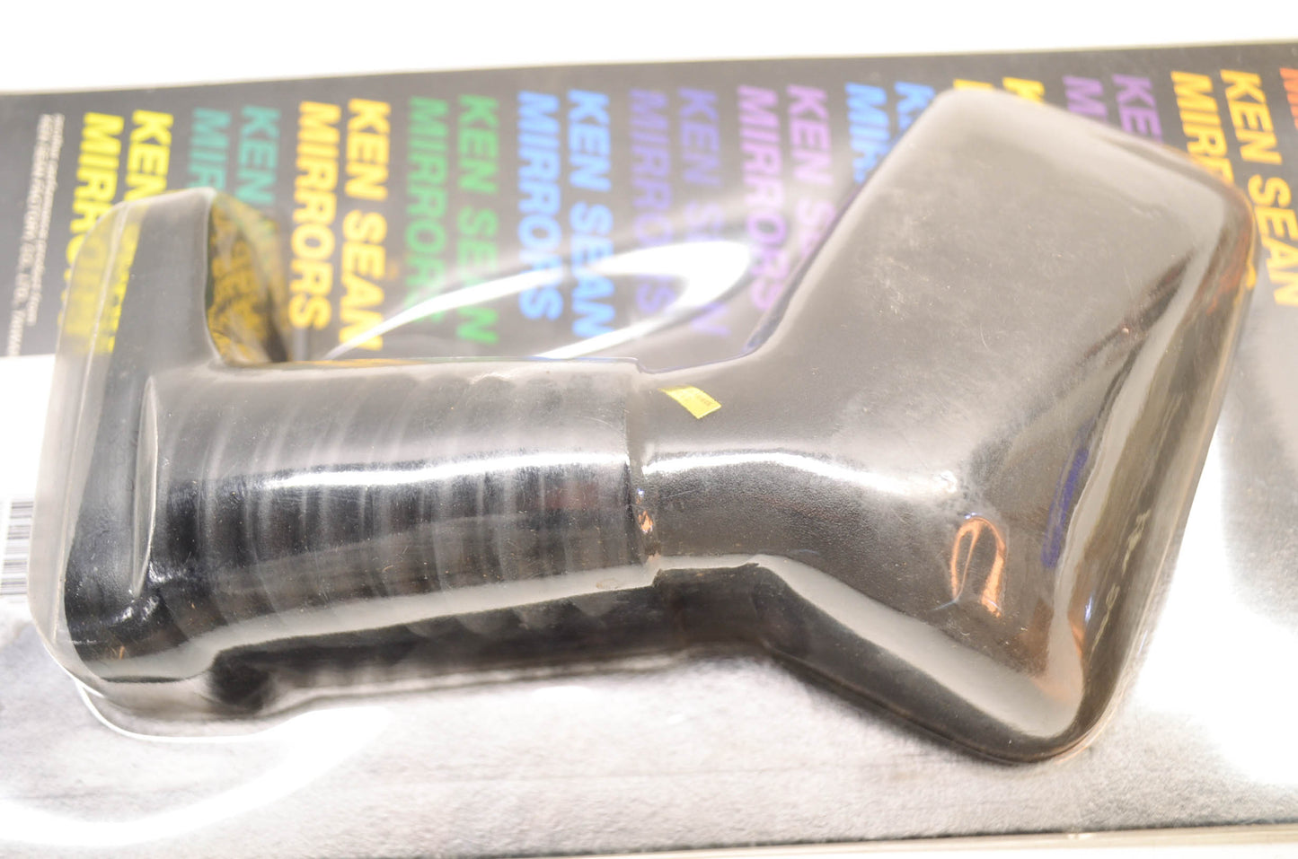 New Ken Sean Right Hand Black Fairing Mirror NOS