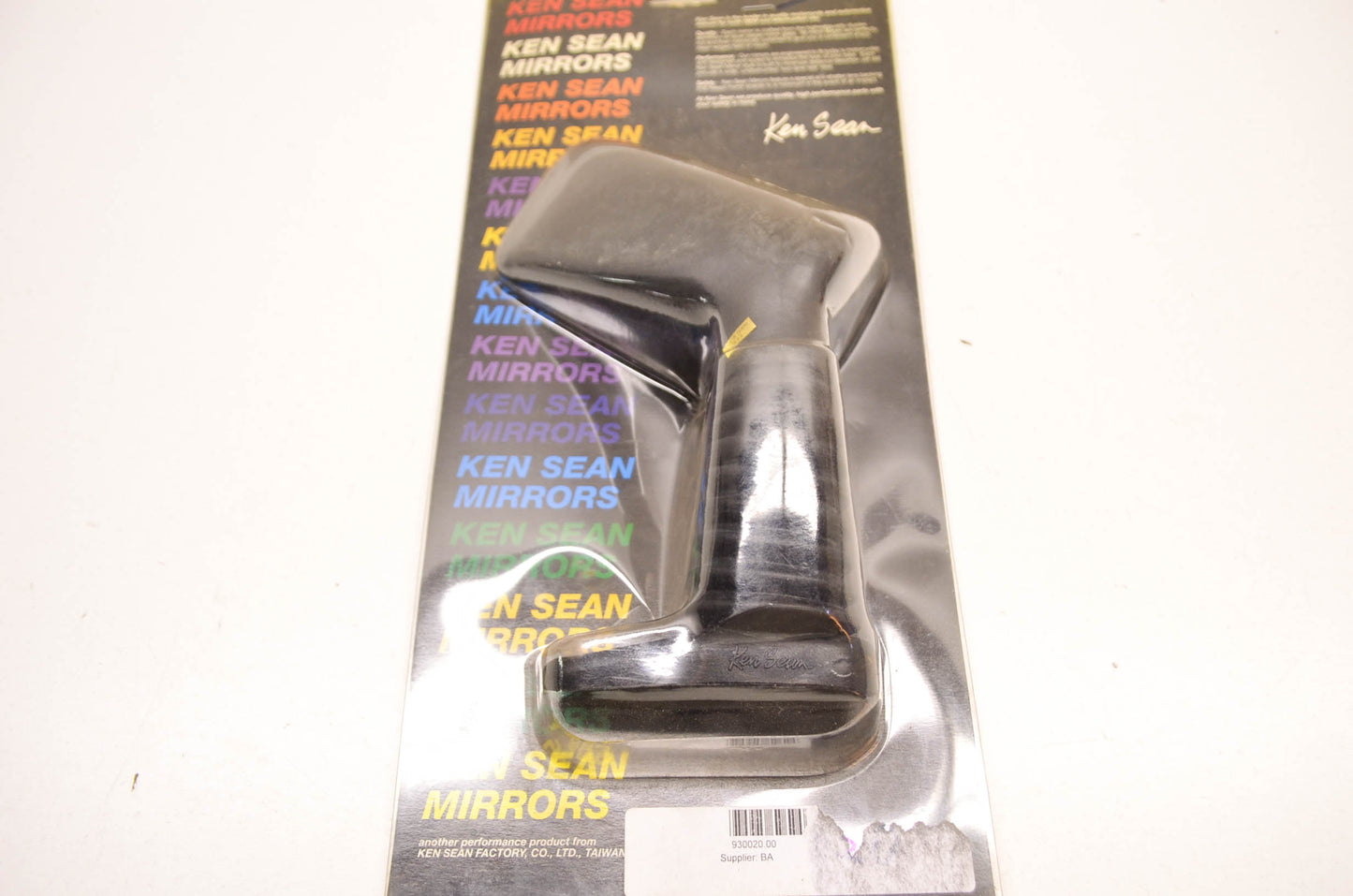 New Ken Sean Right Hand Black Fairing Mirror NOS