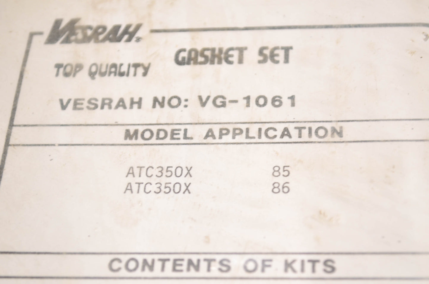 Gasket Kit NOS