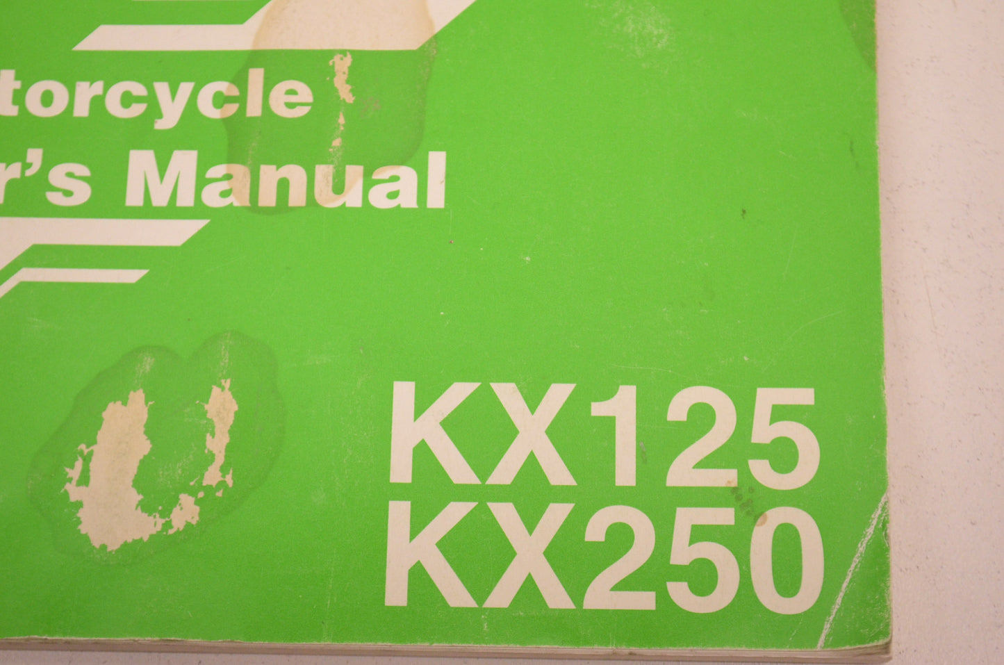 OEM Kawasaki 99987-1078 Owner's Manual KX125-L4