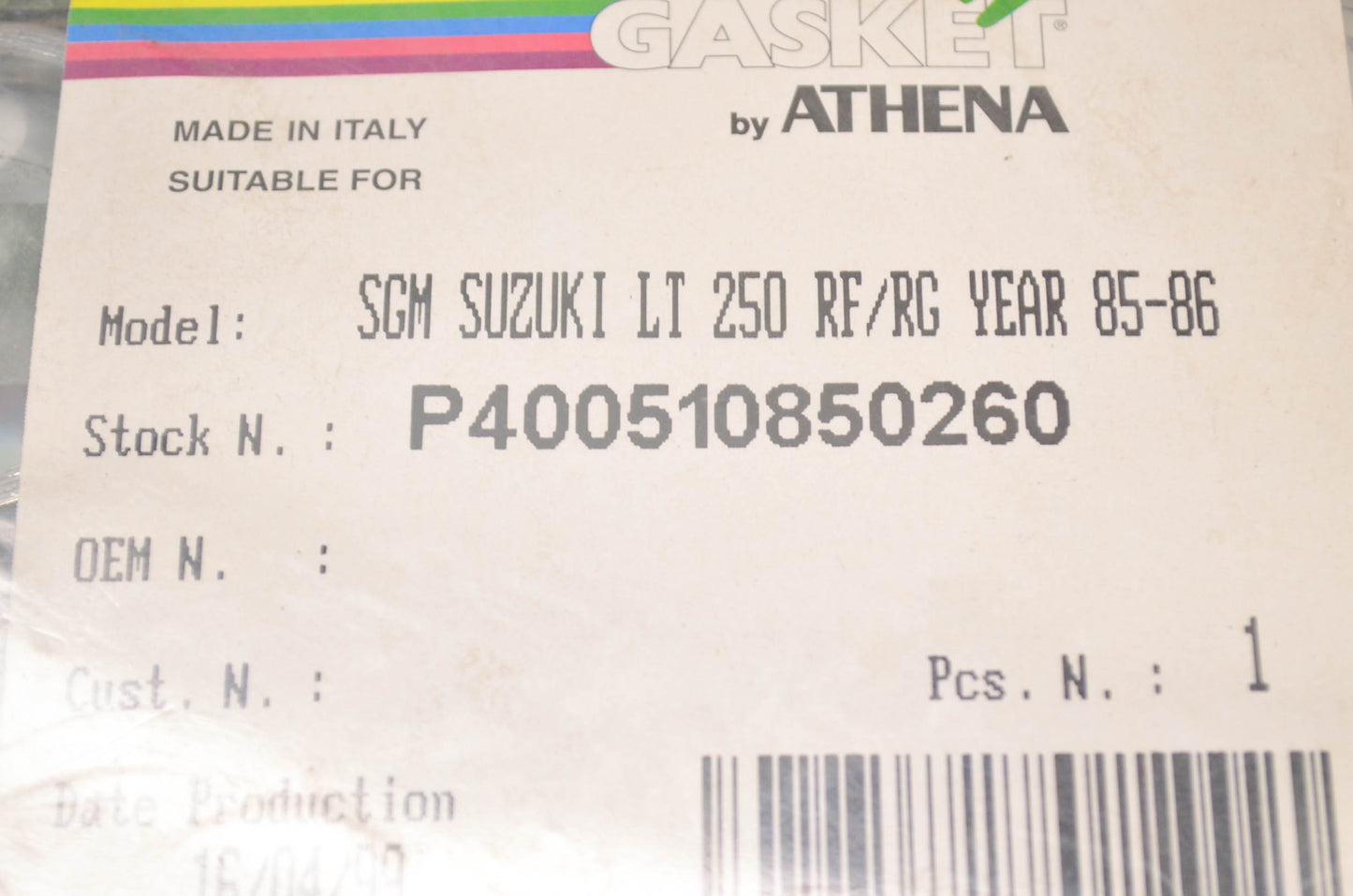 Gasket Kit NOS