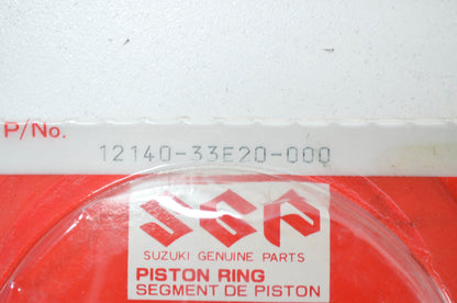 OEM Suzuki 12140-33E20 Piston Ring Set NOS