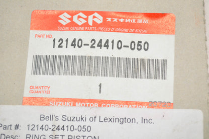 OEM Suzuki 12140-24410-050 Piston Ring Set NOS