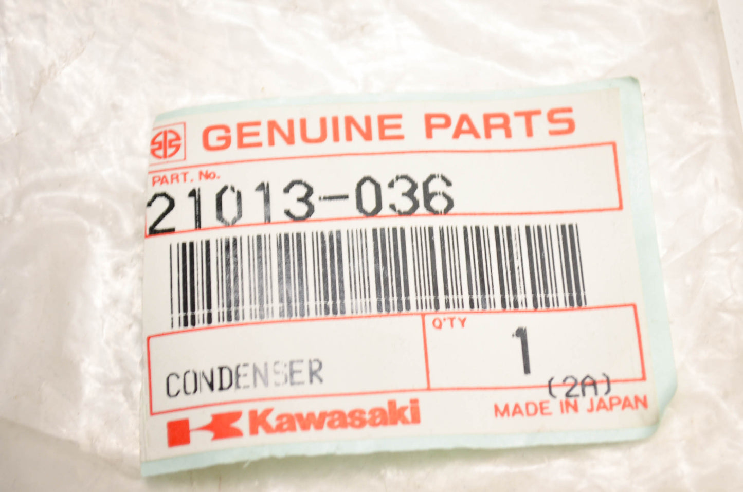OEM Kawasaki 21013-036 Condenser NOS