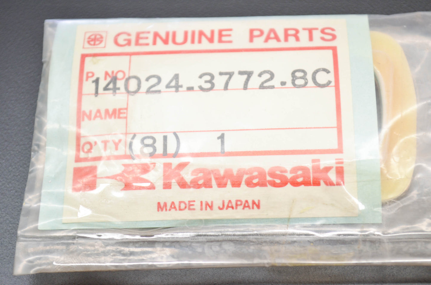 New OEM Kawasaki Right Hand White Engine Cover NOS
