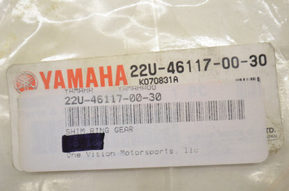 OEM Yamaha 22U-46117-00-30 Gear Ring Shim