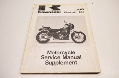 OEM Kawasaki 99924-1093-52 Service Manual Supplement EL250B/E