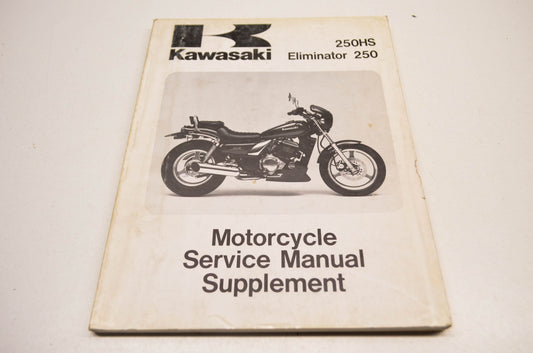 OEM Kawasaki 99924-1093-52 Service Manual Supplement EL250B/E