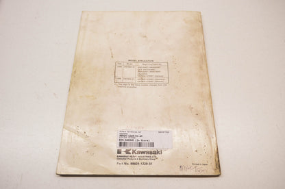 OEM Kawasaki 99924-1229-51 Service Manual Supplement VN1500E
