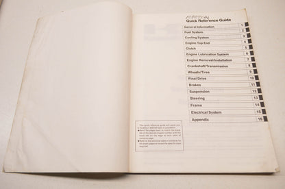 OEM Kawasaki 99924-1229-51 Service Manual Supplement VN1500E