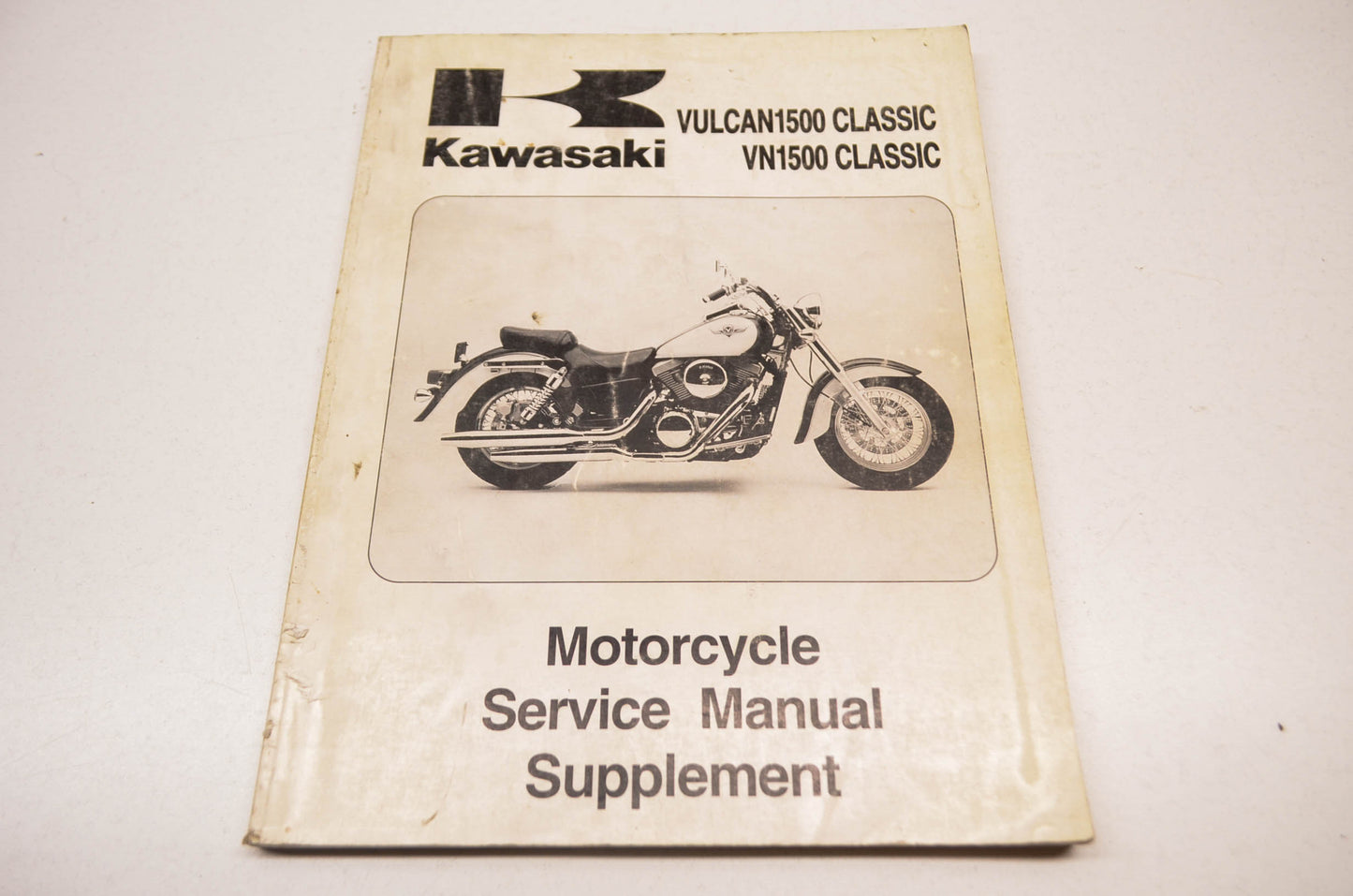 OEM Kawasaki 99924-1229-51 Service Manual Supplement VN1500E NOS