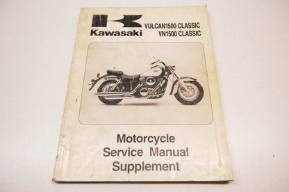 OEM Kawasaki 99924-1229-51 Service Manual Supplement VN1500E NOS