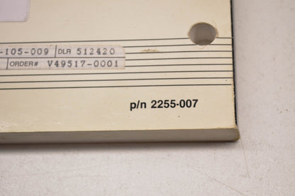 OEM Arctic Cat 2255-007 Service Manual '94 EXT 580 EFI'S NOS