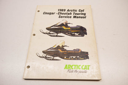 New OEM Arctic Cat 1989 Cougar Cheetah Touring Service Manual NOS