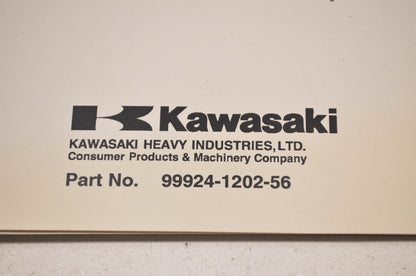 OEM Kawasaki 99924-1202-56 Service Manual Supplement KAF300C NOS