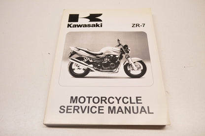 OEM Kawasaki 99924-1248-04 Service Manual ZR750F NOS
