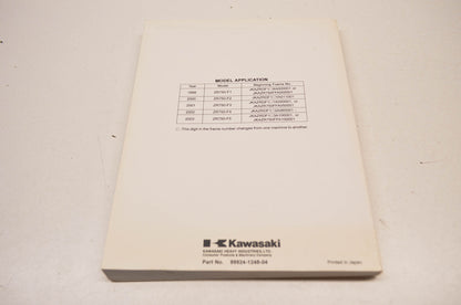OEM Kawasaki 99924-1248-04 Service Manual ZR750F NOS