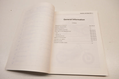 OEM Kawasaki 99924-1305-01 Service Manual KDX50A NOS