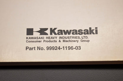 OEM Kawasaki 99924-1196-03 Service Manual ZR1100C NOS