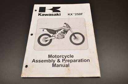 OEM Kawasaki 99931-1532-01 Assembly & Preparation Manual KX250Z NOS