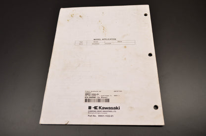 OEM Kawasaki 99931-1532-01 Assembly & Preparation Manual KX250Z NOS